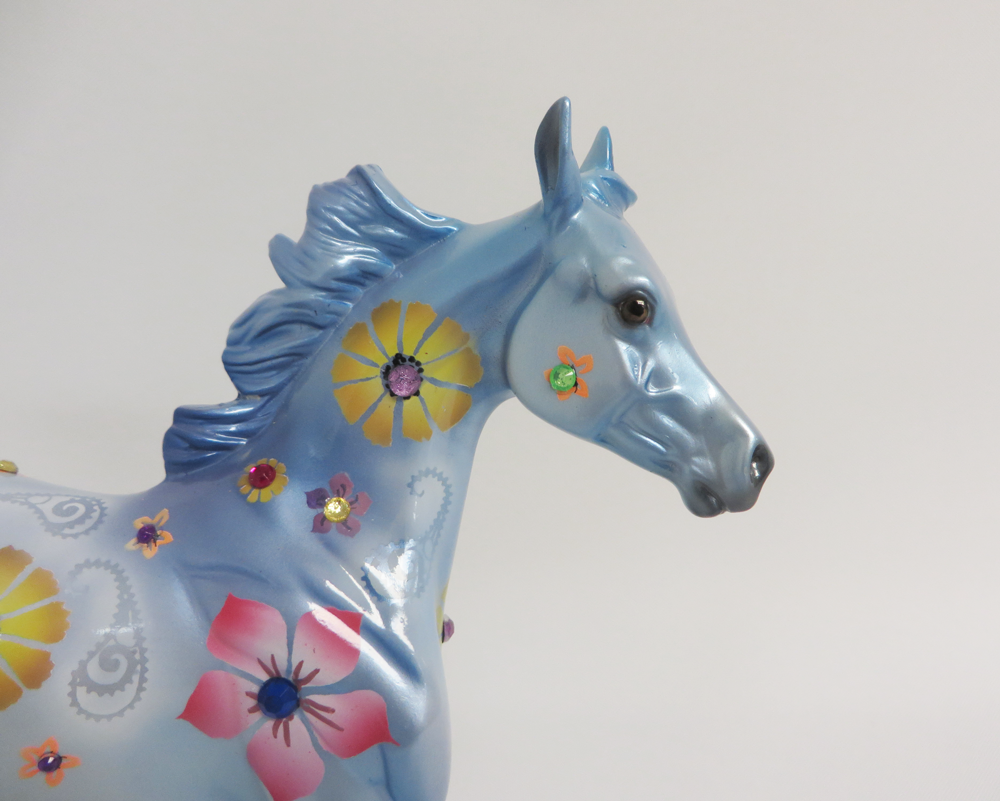 FLOWER BLOSSOM -- OOAK SPRING DECORATOR YEARLING BY DAWN QUICK 3-22-19