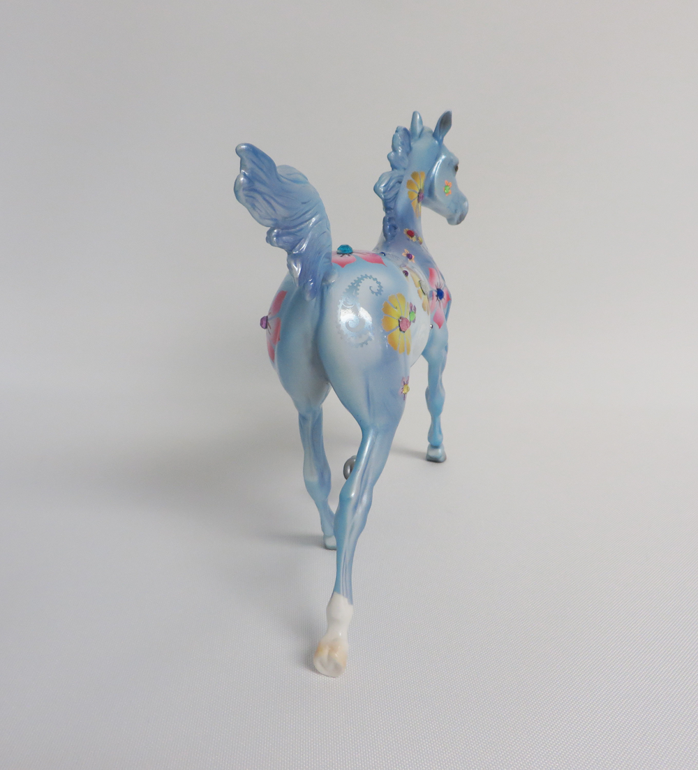 FLOWER BLOSSOM -- OOAK SPRING DECORATOR YEARLING BY DAWN QUICK 3-22-19