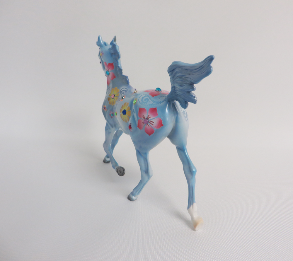 FLOWER BLOSSOM -- OOAK SPRING DECORATOR YEARLING BY DAWN QUICK 3-22-19