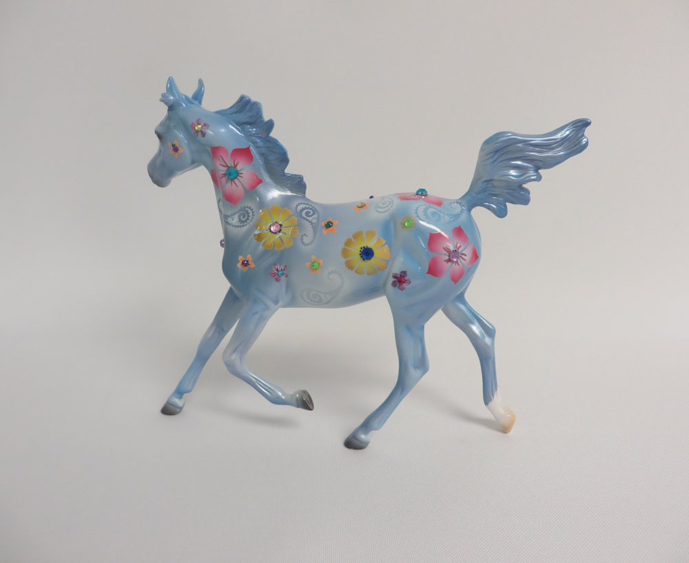 FLOWER BLOSSOM -- OOAK SPRING DECORATOR YEARLING BY DAWN QUICK 3-22-19