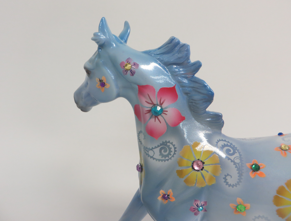 FLOWER BLOSSOM -- OOAK SPRING DECORATOR YEARLING BY DAWN QUICK 3-22-19