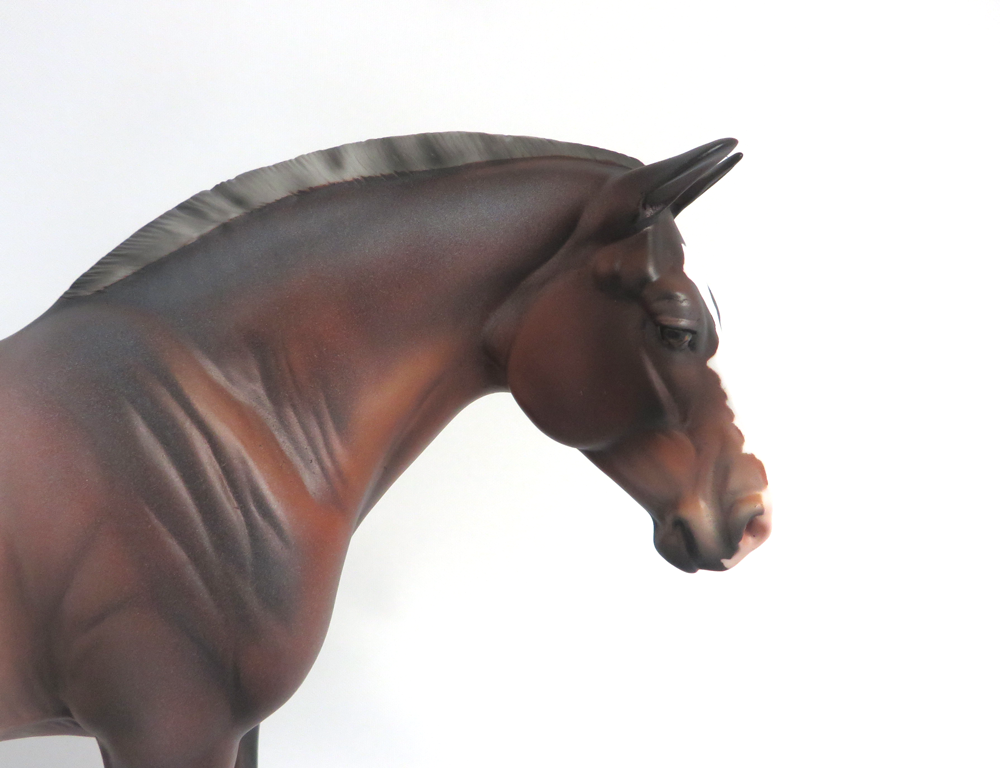 BONITA   --  LE-5 BAY ROAN HEAVY DRAFT MARE CUSTOM BY JULIE KEIM 3-22-19