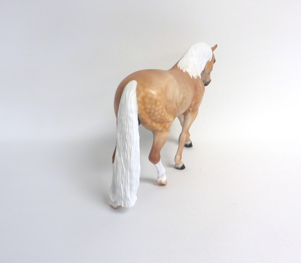 ALTOONA- LE-15 DAPPLED  PALOMINO IRISH DRAFT BY AUDREY DIXON EA19 MW19