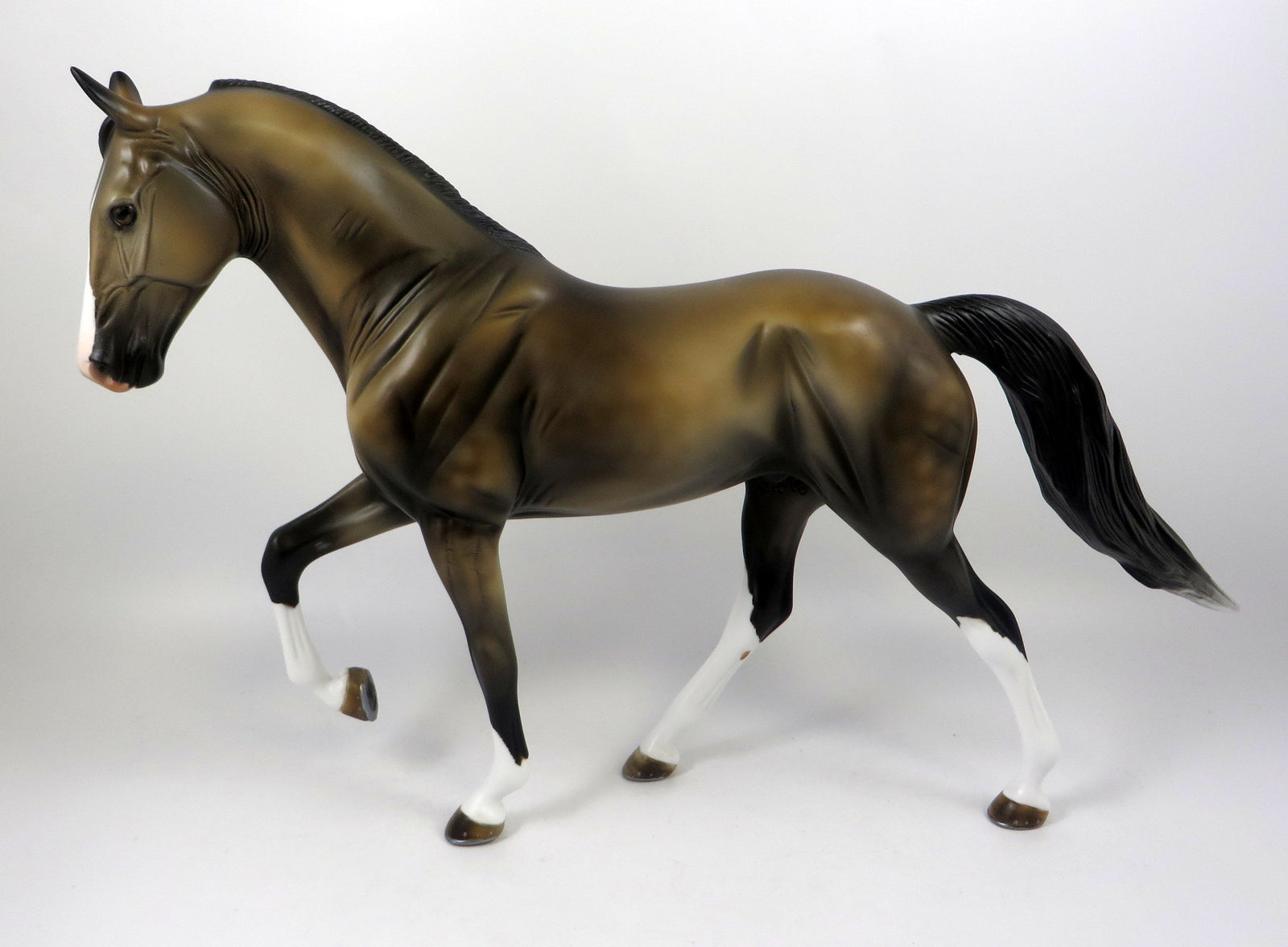 MYSTERY MAN-OOAK DAPPLE GRULLA TWH MODEL HORSE 8/16/19