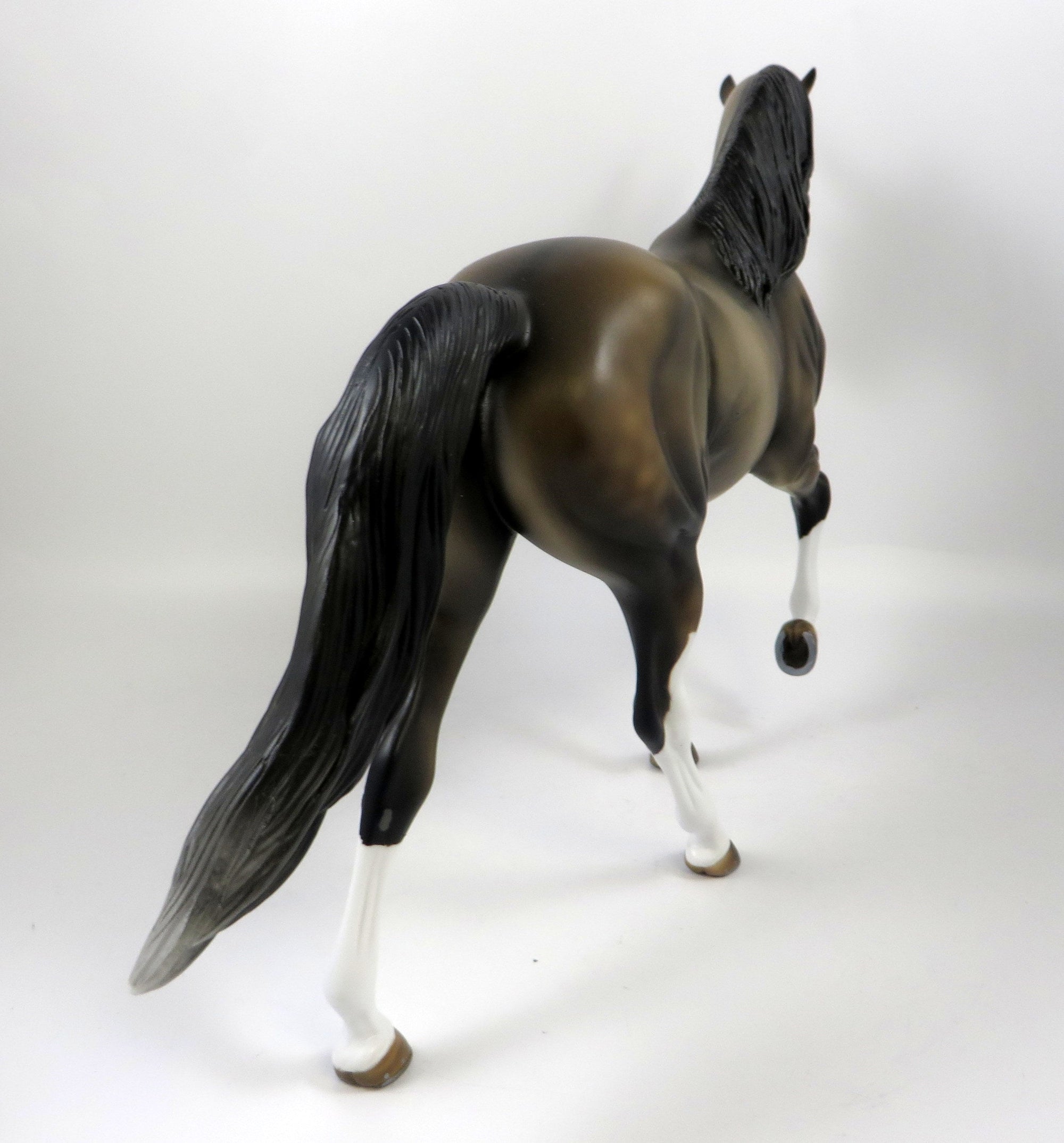MYSTERY MAN-OOAK DAPPLE GRULLA TWH MODEL HORSE 8/16/19
