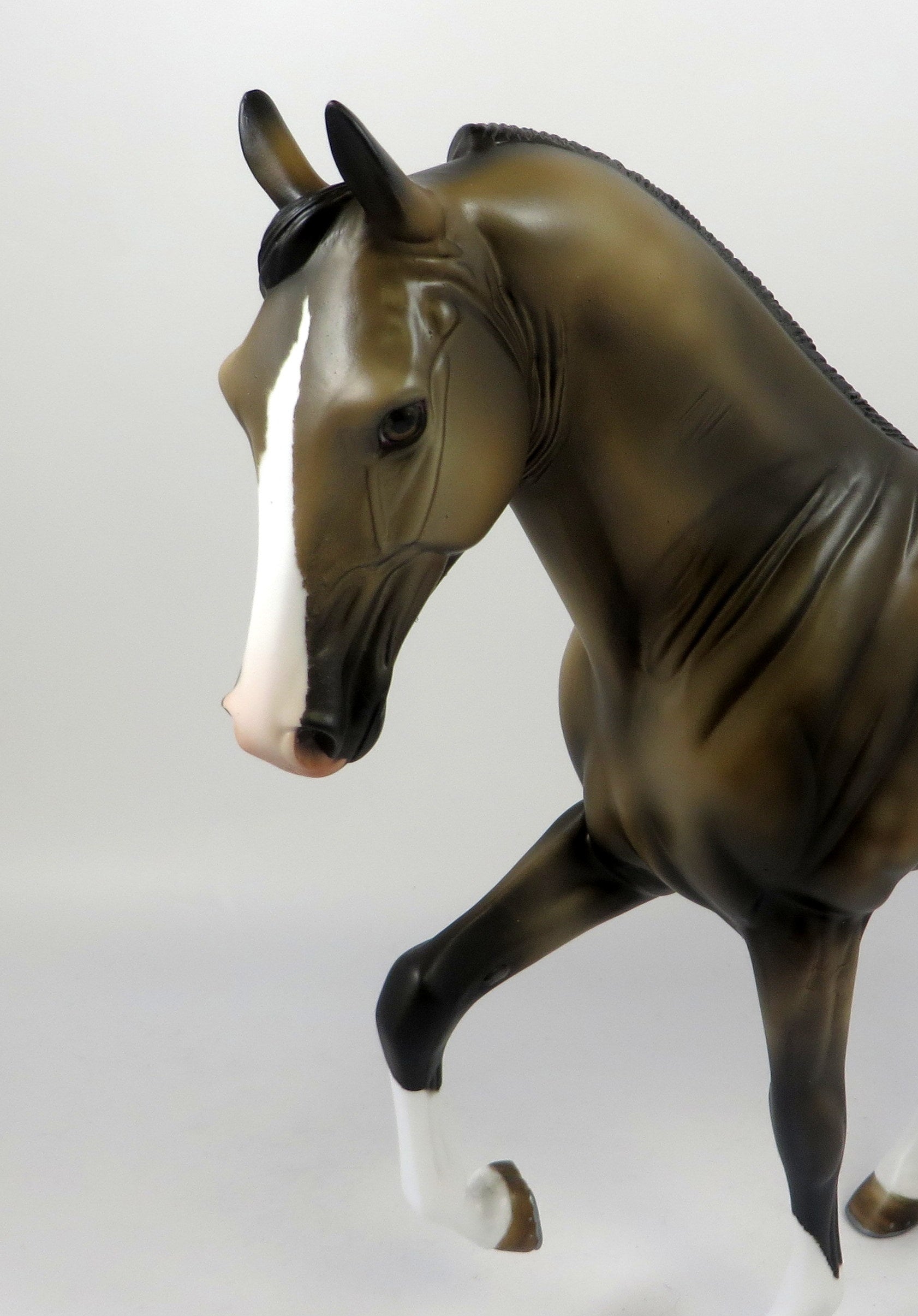 MYSTERY MAN-OOAK DAPPLE GRULLA TWH MODEL HORSE 8/16/19