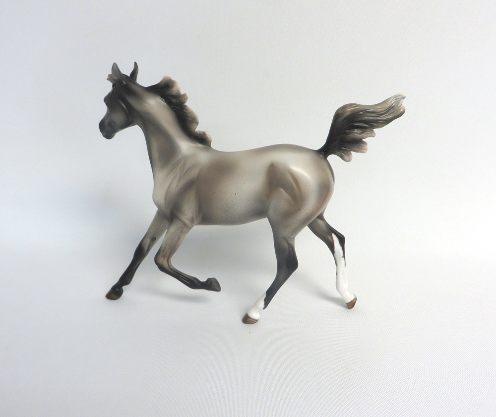 COOKIES AN CREAM  -- OOAK GREY YEARLING BY MISSY FOX MW19