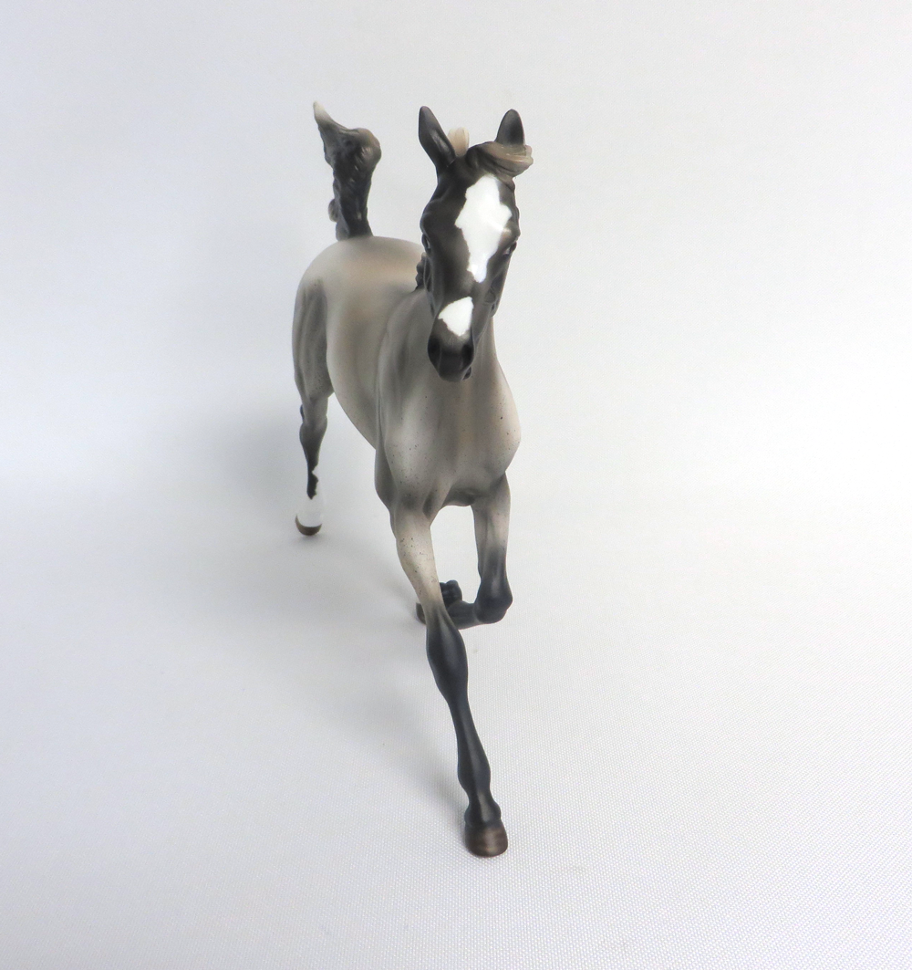 COOKIES AN CREAM  -- OOAK GREY YEARLING BY MISSY FOX MW19
