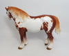 GYPSY GIRL-OOAK ETCHED  CHESTNUT PINTO HEAVY DRAFT MARE 7/27/2018