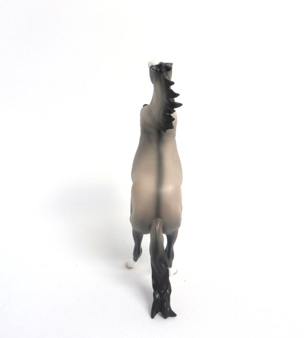 LUCKY STRIKE  -LE-6 GRULLA REARING PEBBLE BY AUDREY DIXON 3-27-19