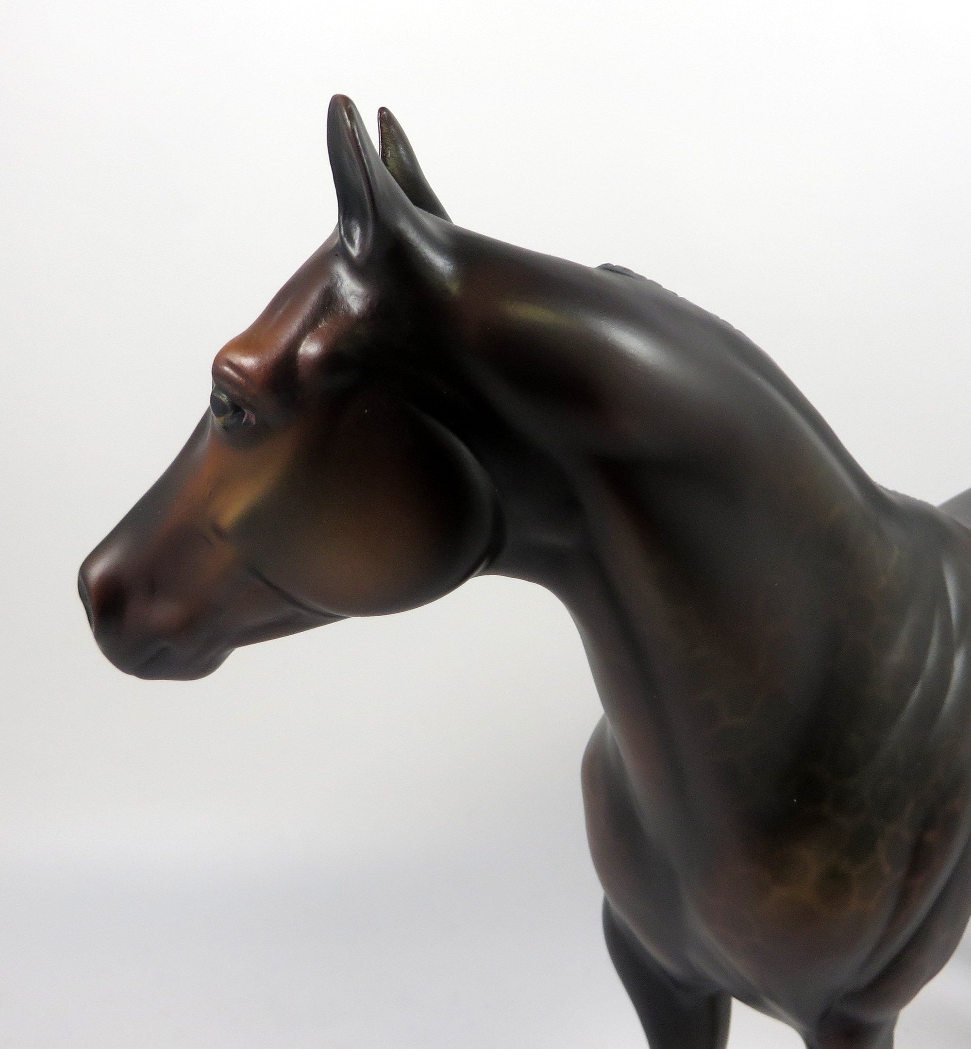 ROOT BEER FLOAT-OOAK DAPPLE BAY ISH MODEL HORSE BY AL 8/1/6/19