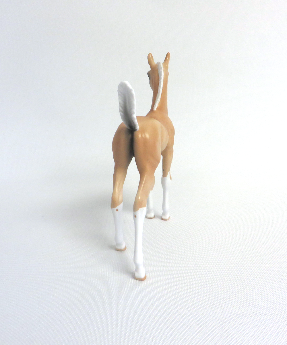 HOOFING IT   - OOAK PALOMINO   ARABIAN FOAL BY AUDREY DIXON 3-27-19