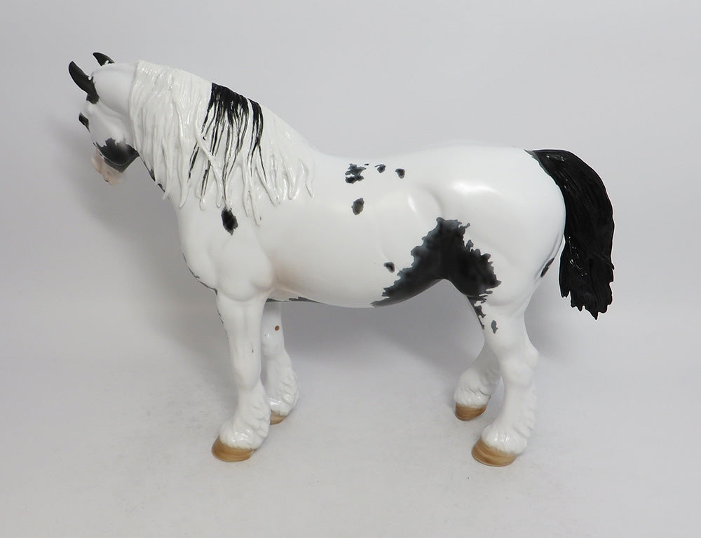 YOLO-OOAK BLACK AND WHITE PAINT HEAVY DRAFT MARE BY DAWN QUICK 7/19/18