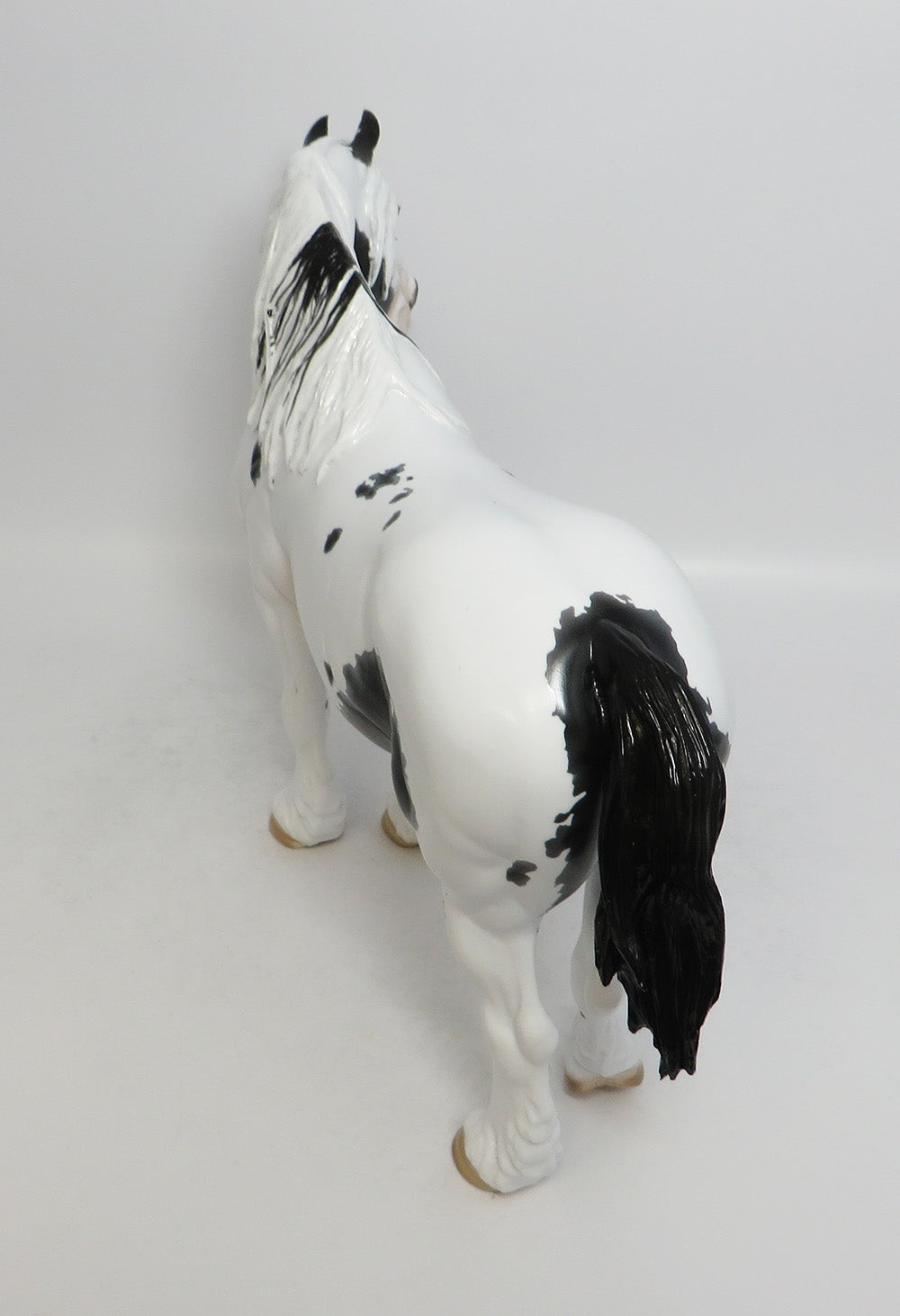 YOLO-OOAK BLACK AND WHITE PAINT HEAVY DRAFT MARE BY DAWN QUICK 7/19/18