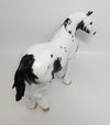 YOLO-OOAK BLACK AND WHITE PAINT HEAVY DRAFT MARE BY DAWN QUICK 7/19/18