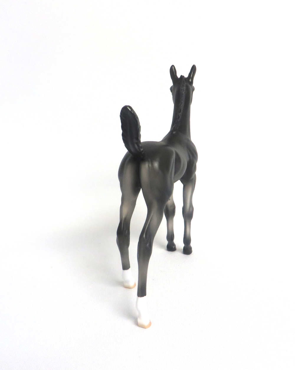 MY LITTLE PONY  - OOAK BLACK  ARABIAN FOAL BY AUDREY DIXON 3-27-19