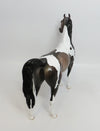 MALIKIA-OOAK DAPPLE ROSE GREY PRINTO ARABIAN MODEL HORSE 7/20/18