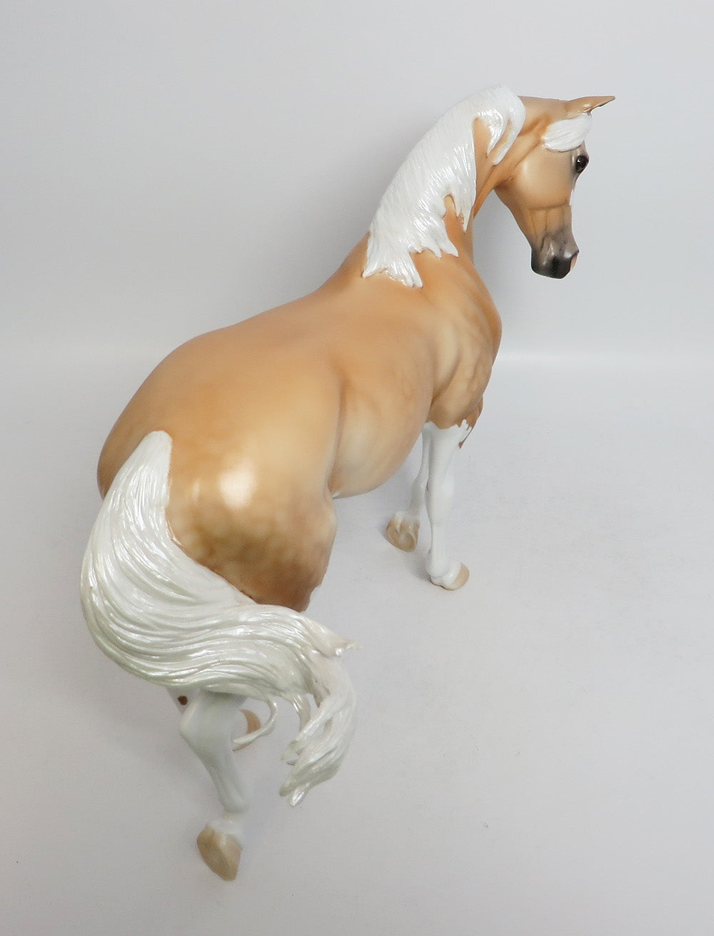 SNOWDONIA-OOAK PALOMINO PINTO THOROUGHBRED MODEL HORSE BY DAWN QUICK 7/23/18