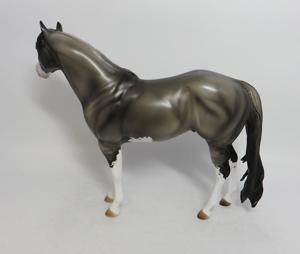 APACHE TEAR-OOAK GRULLA SABINO ISH MODEL HORSE 7/19/18