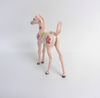 ZENA-OOAK PEACH FLORAL DECO ARABIAN FOAL MODEL HORSE 3/29/19