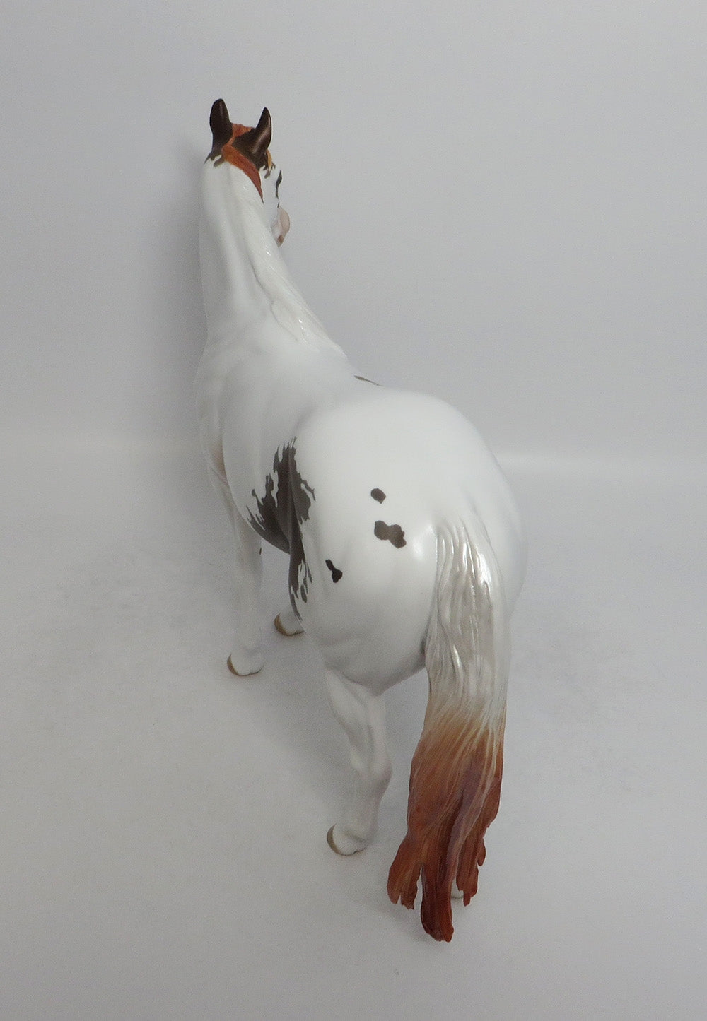 ARCADIA-OOAK CHESTNUT PINTO ISH MODEL HORSE BY DAWN QUICK 7/23/18
