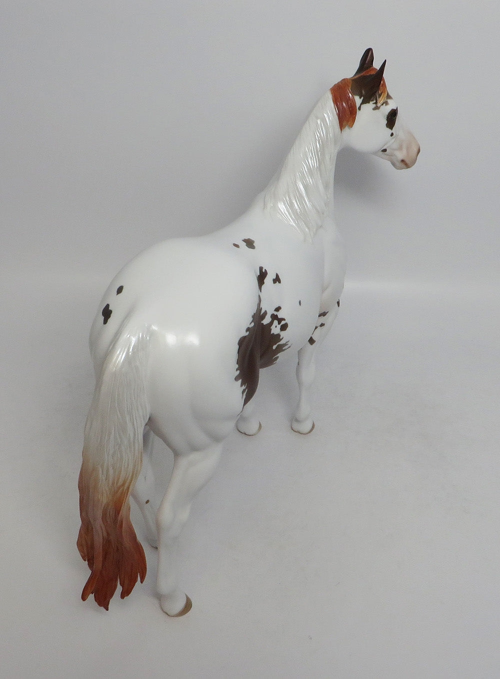ARCADIA-OOAK CHESTNUT PINTO ISH MODEL HORSE BY DAWN QUICK 7/23/18