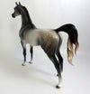 UNIANIMOUS-OOAK DAPPLE ROSE GREY ARABIAN MODEL HORSE 8/22/19
