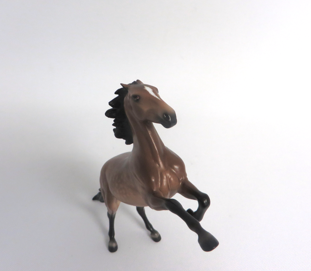 BENJAMIN -- OOAK DAPPLED BUCKSKIN REARING PEBBLE BY SHERYL LEISURE 3-29-19