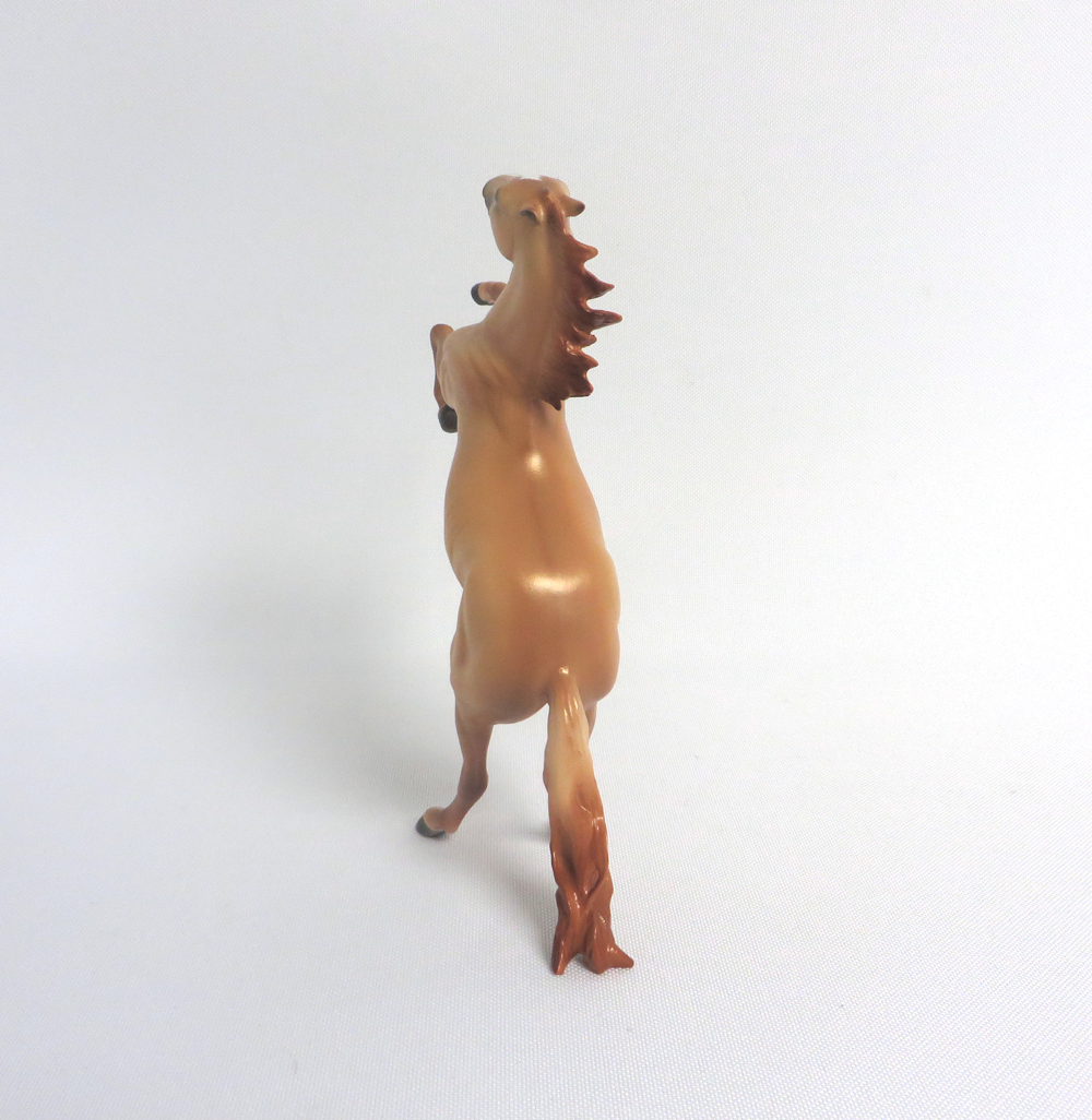 EDMUND-OOAK CLAYBANK REARING MUSTANG PEBBLES BY SHERYL LEISURE 3/29/19