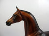 IM&#39; ON IT-OOAK DAPPLE BAY ARABIAN MODEL HORSE BY AUDREY DIXON 8/23/19