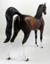 IM&#39; ON IT-OOAK DAPPLE BAY ARABIAN MODEL HORSE BY AUDREY DIXON 8/23/19