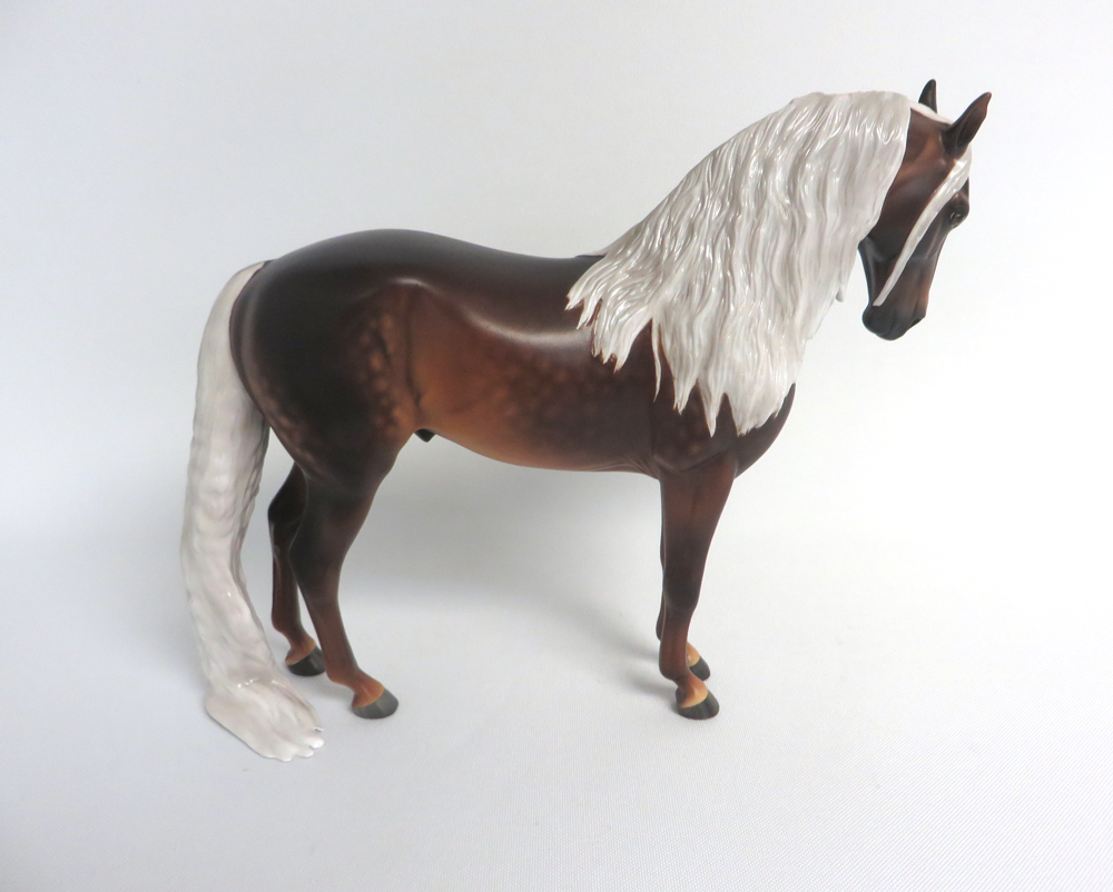 ROBERT-- OOAK DAPPLED LIVER CHESTNUT ANDY BY SHERYL LEISURE 3-29-19