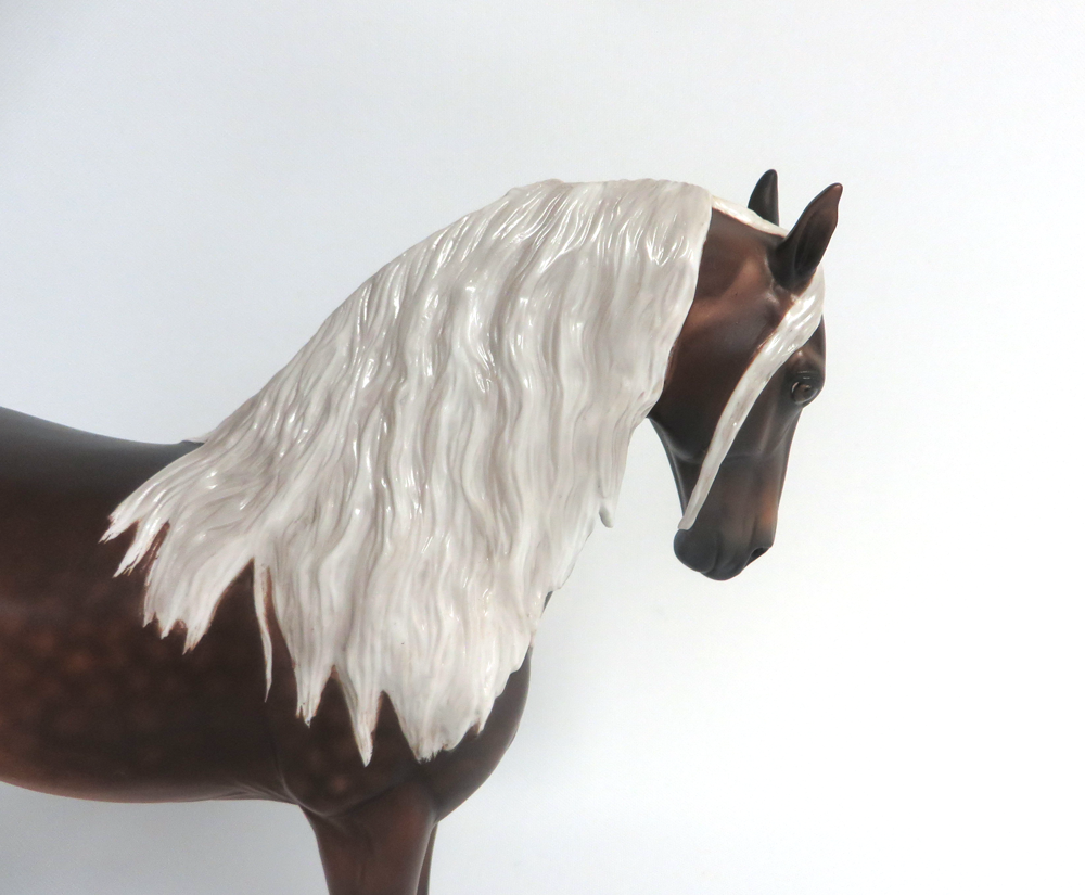 ROBERT-- OOAK DAPPLED LIVER CHESTNUT ANDY BY SHERYL LEISURE 3-29-19