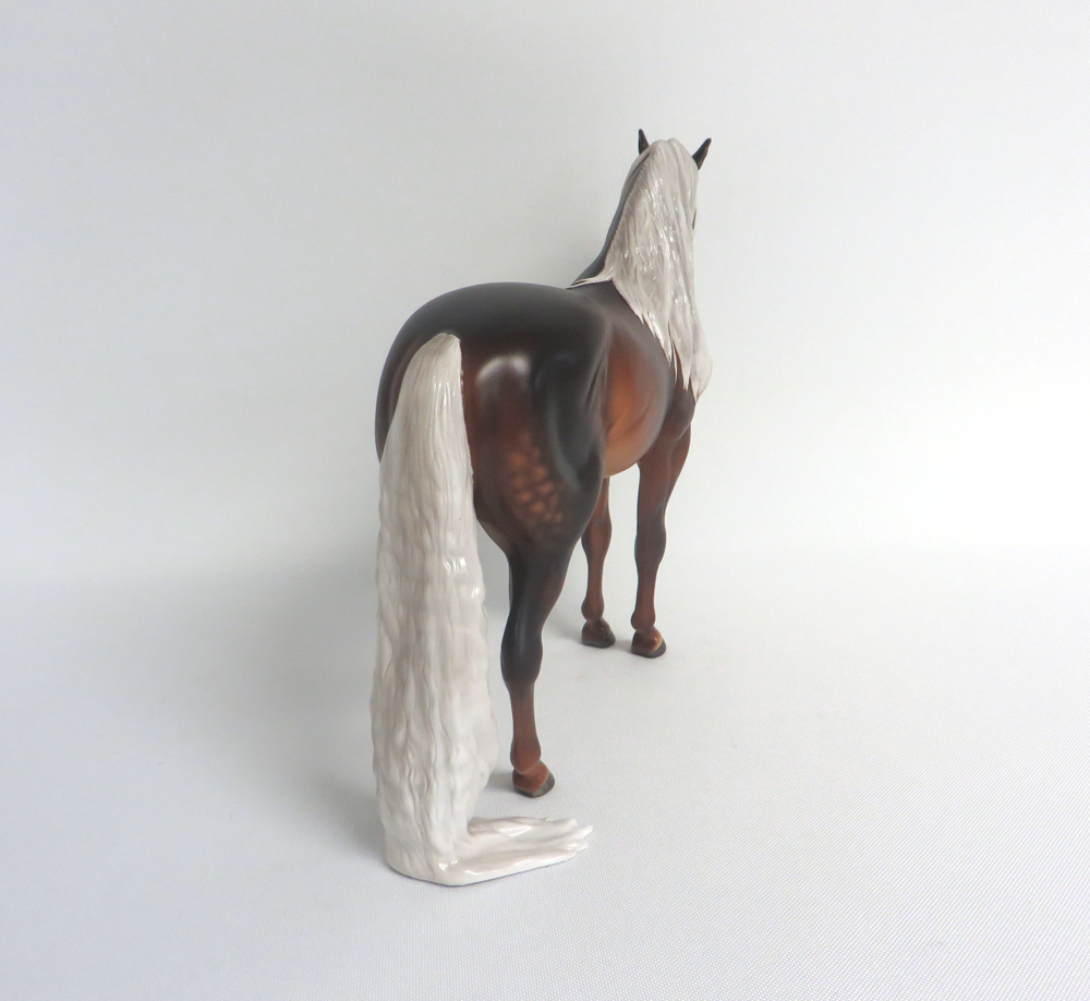 ROBERT-- OOAK DAPPLED LIVER CHESTNUT ANDY BY SHERYL LEISURE 3-29-19