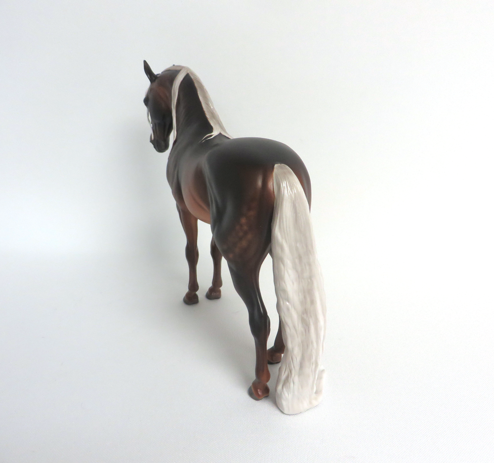 ROBERT-- OOAK DAPPLED LIVER CHESTNUT ANDY BY SHERYL LEISURE 3-29-19