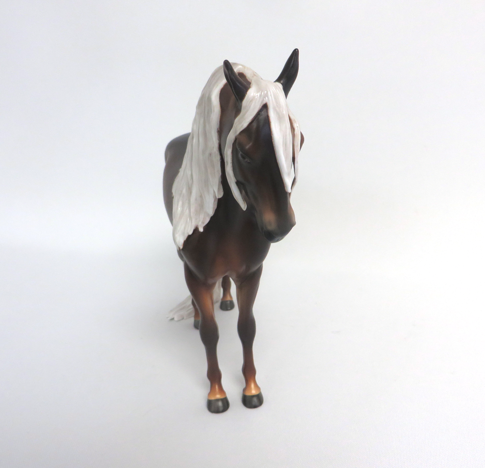 ROBERT-- OOAK DAPPLED LIVER CHESTNUT ANDY BY SHERYL LEISURE 3-29-19