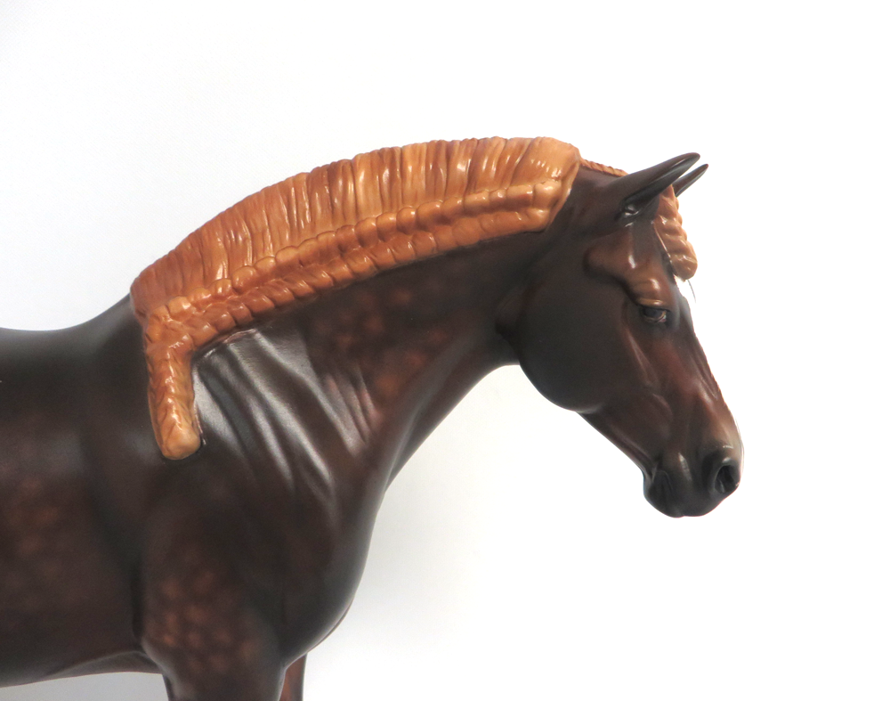 LAURA -- OOAK DAPPLED LIVER CHESTNUT BUNNY BY SHERLY LEISURE 3-29-19