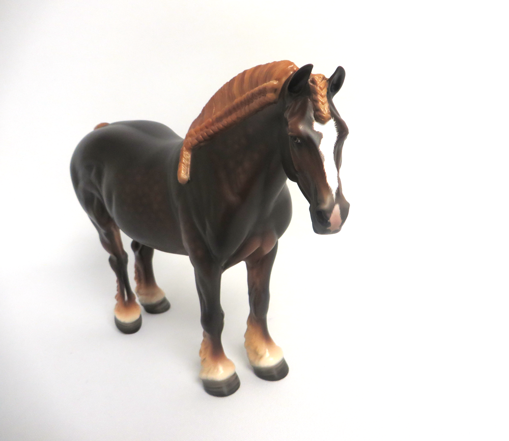 LAURA -- OOAK DAPPLED LIVER CHESTNUT BUNNY BY SHERLY LEISURE 3-29-19