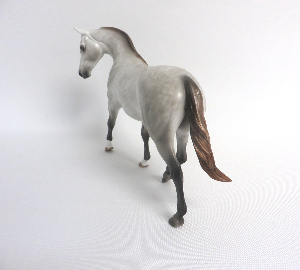 PICKLES -- OOAK DAPPLED CHESTNUT GOING GREY BY SHERYL LEISURE 3-25-19