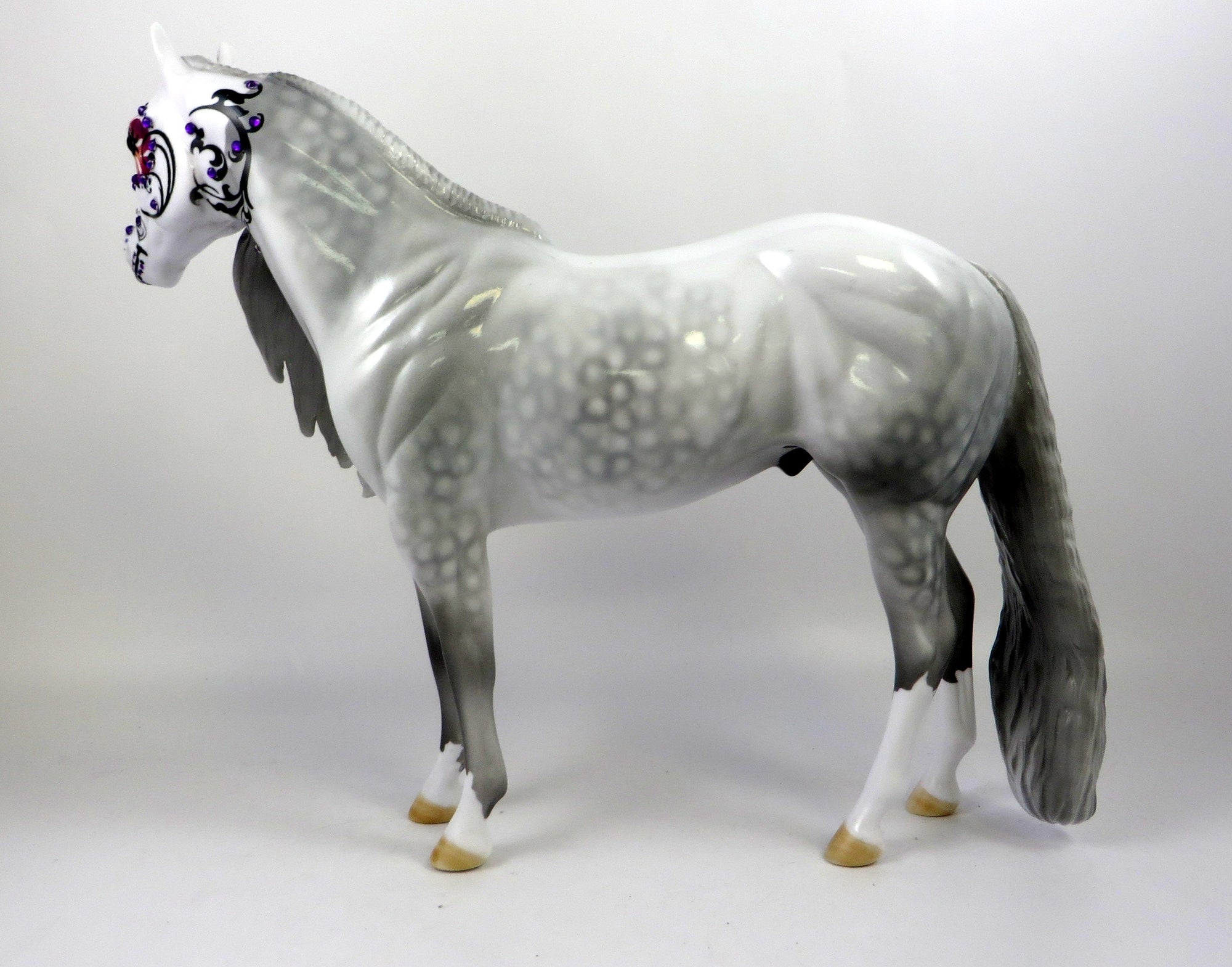 DIO DE MUERTOS-OOAK SUGAR SKULL ISH MODEL HORSE 8/23/19