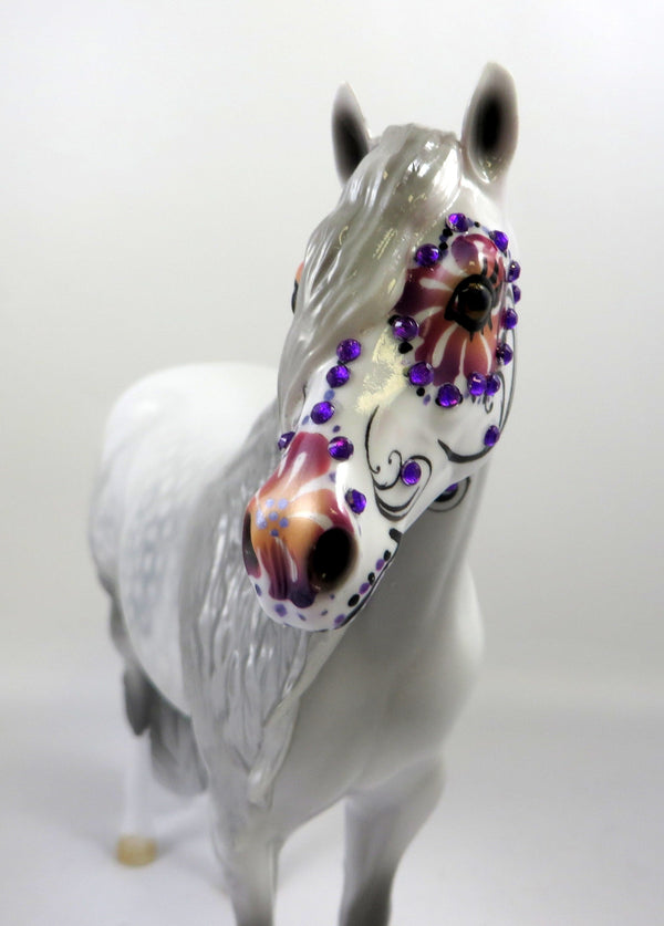 DIO DE MUERTOS-OOAK SUGAR SKULL ISH MODEL HORSE 8/23/19