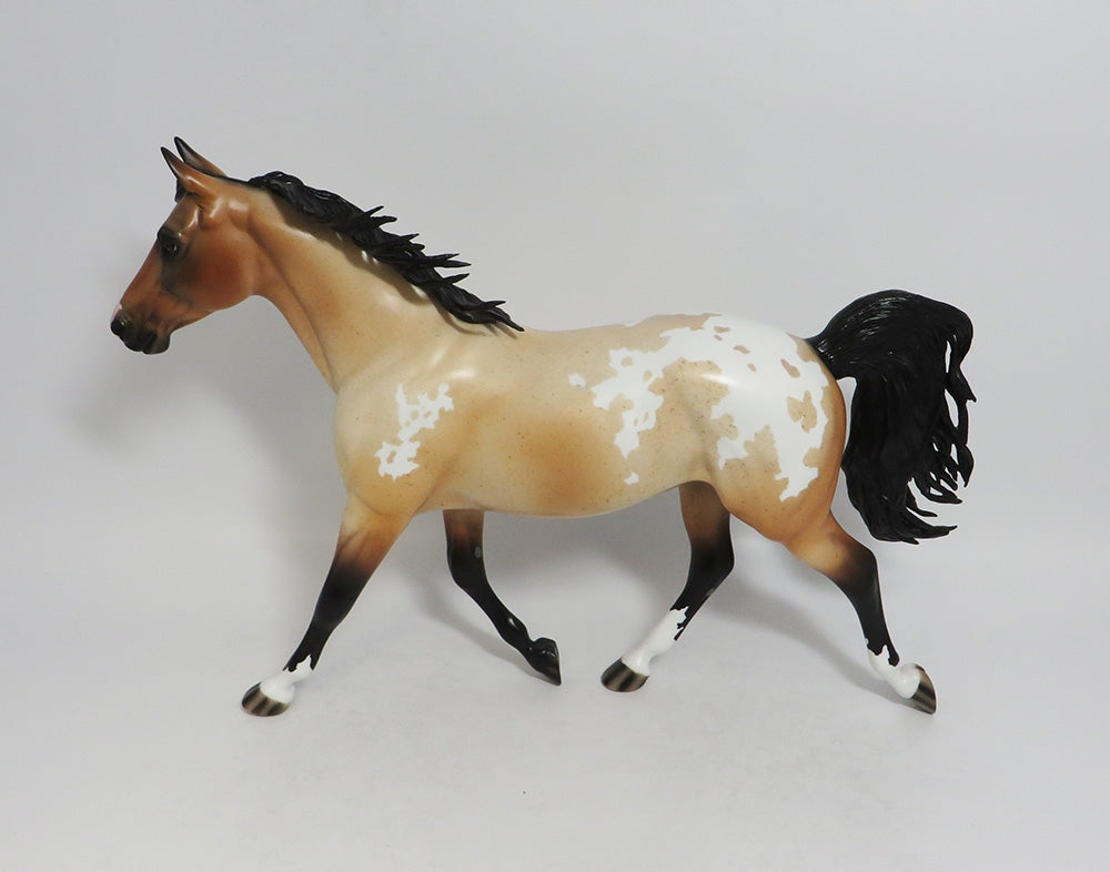 MURPHY-OOAK BUCKSKIN ROAN MODEL HORSE 7/27/18
