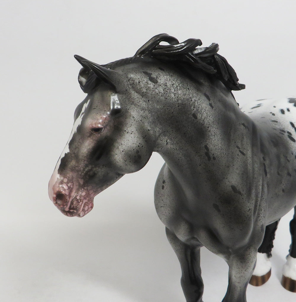 BUNS AND ROSES-OOAK APPALOOSA MARE MODEL HORSE 7/27/18