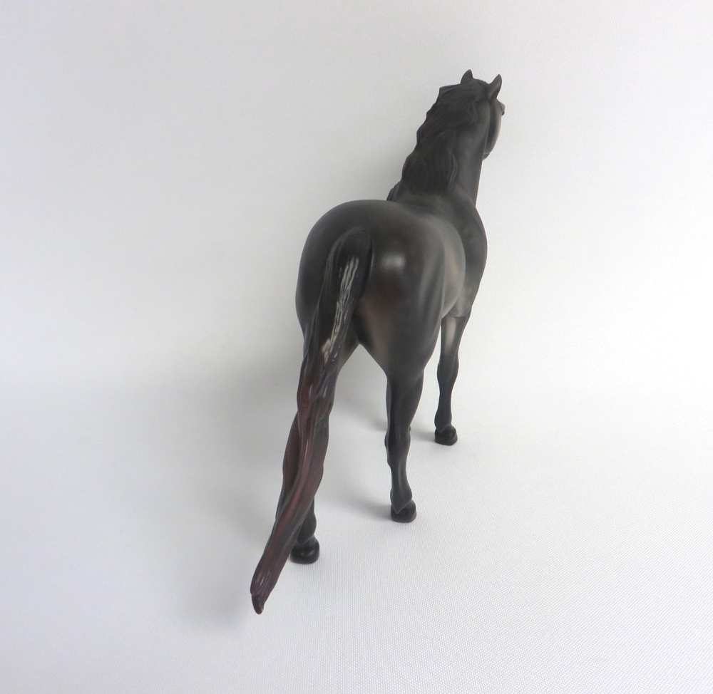 STANLEY -- OOAK DARK ROSE GREY MUSTANG BY MISSY FOX EA19
