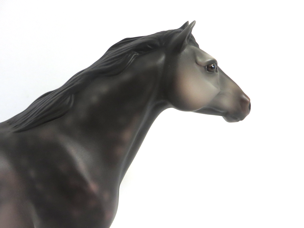 STANLEY -- OOAK DARK ROSE GREY MUSTANG BY MISSY FOX EA19