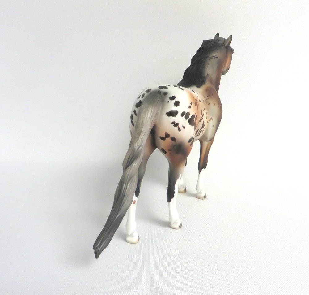 BULLSEYE -- OOAK MUSTANG APPALOOSA  BY DAWN QUICK MW19