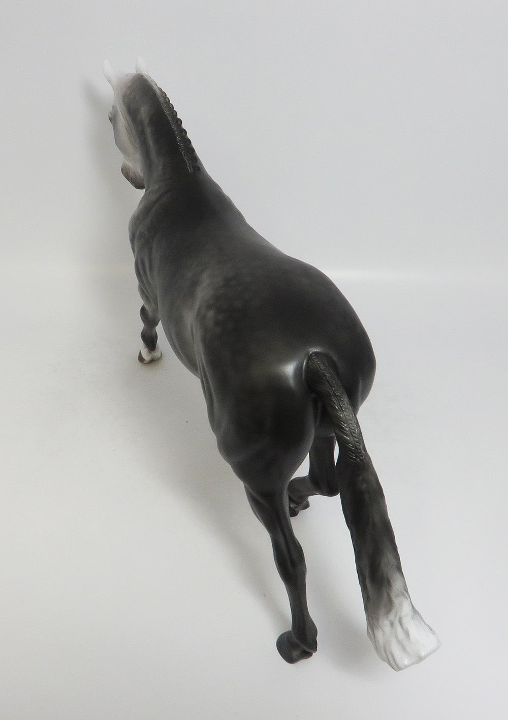 NIAMH-OOAK DAPPLE GREY IRISH DRAFT MODEL HORSE 7/27/18