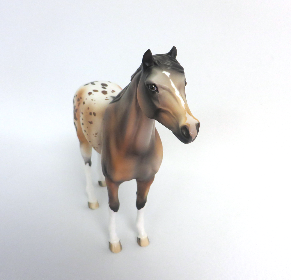 BULLSEYE -- OOAK MUSTANG APPALOOSA  BY DAWN QUICK MW19