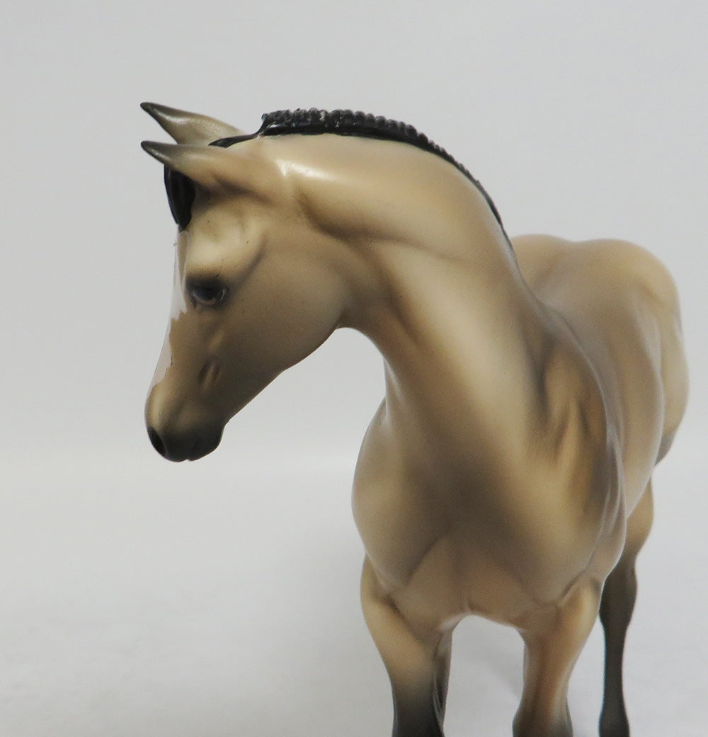SUNSHINE-OOAK BUCKSKIN WEANLING MODEL HORSE 7/27/18