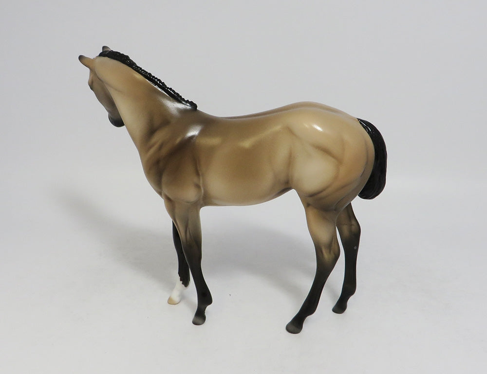 SUNSHINE-OOAK BUCKSKIN WEANLING MODEL HORSE 7/27/18